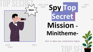 Spia Top Secret Mission Minitema
