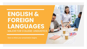 Inglese e lingue straniere Major per il college: linguistica