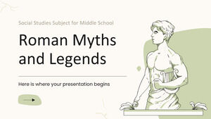 Предмет по обществознанию для средней школы: римские мифы и легенды