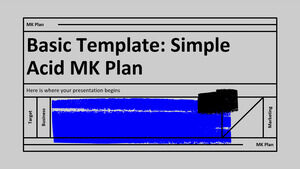 基本模板：簡單酸 MK 計劃