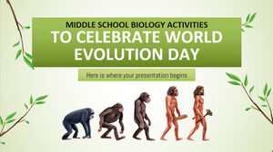 庆祝世界进化日的中学生物活动