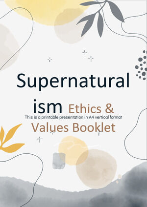 超自然主義 - 倫理與價值觀小冊子
