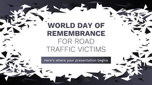 Giornata Mondiale della Memoria per le Vittime della Strada