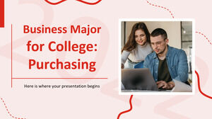 Business Major for College: Purchasing
