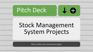 Pitch Deck em Projetos de Sistema de Gestão de Estoque