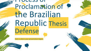 عملية إعلان الدفاع عن أطروحة جمهورية البرازيل