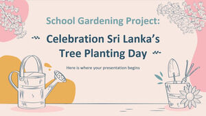 Projet de jardinage scolaire : Célébration de la journée de plantation d'arbres au Sri Lanka