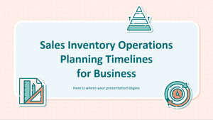 Cronogramas de planejamento de operações de estoque de vendas para negócios