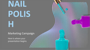 Маркетинговая кампания лака для ногтей