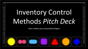 Metodi di controllo dell'inventario Pitch Deck