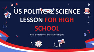US-Politikwissenschaftsstunde für die High School