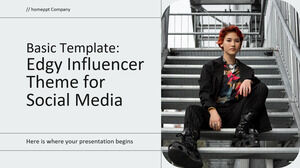 Basic Template: Edgy Influencer Theme for Social Media