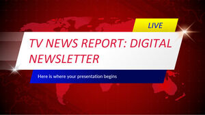 Reportaj de știri TV: Buletin informativ digital