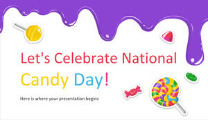 Lasst uns den Nationalen Tag der Süßigkeiten feiern!