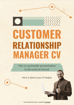 CV manager relații cu clienții
