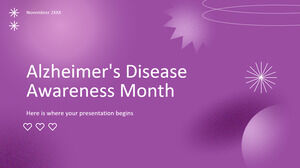 Mese della sensibilizzazione sulla malattia di Alzheimer