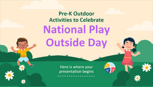Atividades ao ar livre pré-K para comemorar o dia nacional de brincar ao ar livre