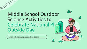 Middle School Outdoor Science Activities to Celebrate National Play Outside Day