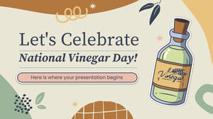 讓我們慶祝全國醋日！