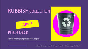 Rubbish Collection App Pitch Deck