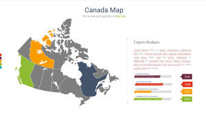 Kanadyjska mapa materiałów PPT