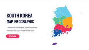 Modèle Powerpoint gratuit pour la Corée du Sud