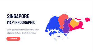 Singapur için Ücretsiz Powerpoint Şablonu