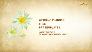 Düğün Planlayıcıları için Ücretsiz Powerpoint Şablonu
