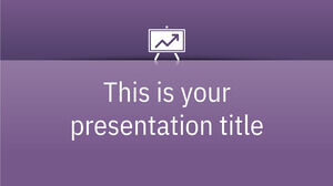 紫色专业的免费Powerpoint模板