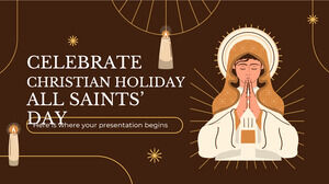 Celebra la festividad cristiana del Día de Todos los Santos