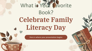 ماهو كتابك المفضل؟ احتفل بيوم محو الأمية الأسري