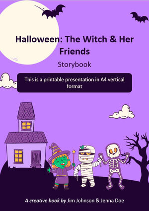 Halloween: Libro de cuentos de la bruja y sus amigos