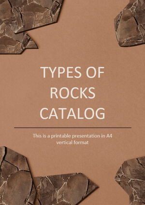 Catálogo de Tipos de Rocas