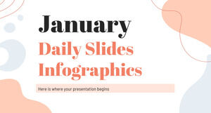 Январь Daily Slides Инфографика