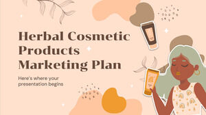 План маркетинга косметических продуктов на травах
