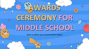 حفل توزيع الجوائز للمدرسة المتوسطة