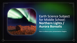 Materia Scienze della Terra per la Scuola Media: Aurora Boreale / Aurora Boreale