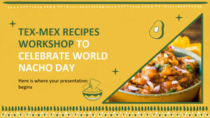 Lokakarya Resep Tex-Mex untuk Merayakan Hari Nacho Sedunia