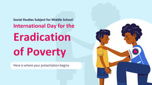 중학교 사회과목: 세계 빈곤 퇴치의 날