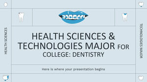 Hauptfach Gesundheitswissenschaften und -technologien für das College: Zahnmedizin