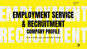 Employment Service & Recruitment Company Profile