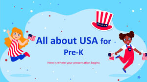 Все о США для Pre-K
