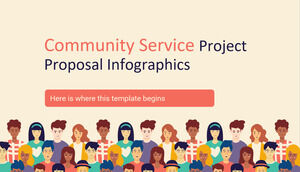 Infographie de proposition de projet de service communautaire