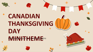 Minitema del Día de Acción de Gracias de Canadá