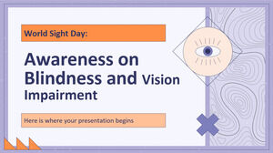 Journée mondiale de la vue : sensibilisation à la cécité et à la déficience visuelle