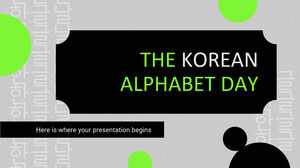 Der Tag des koreanischen Alphabets