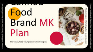 Plano MK de marca de comida enlatada
