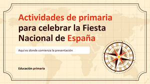 Podstawowe zajęcia z okazji Święta Narodowego Hiszpanii