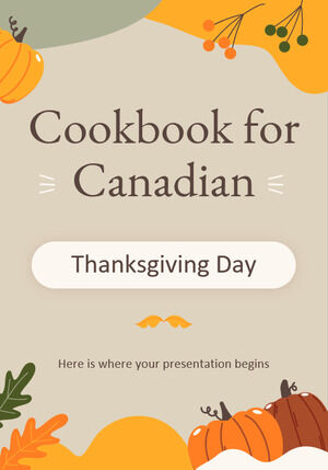 Cookbook for Canadian Thanksgiving Day
