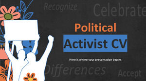 Lebenslauf eines politischen Aktivisten